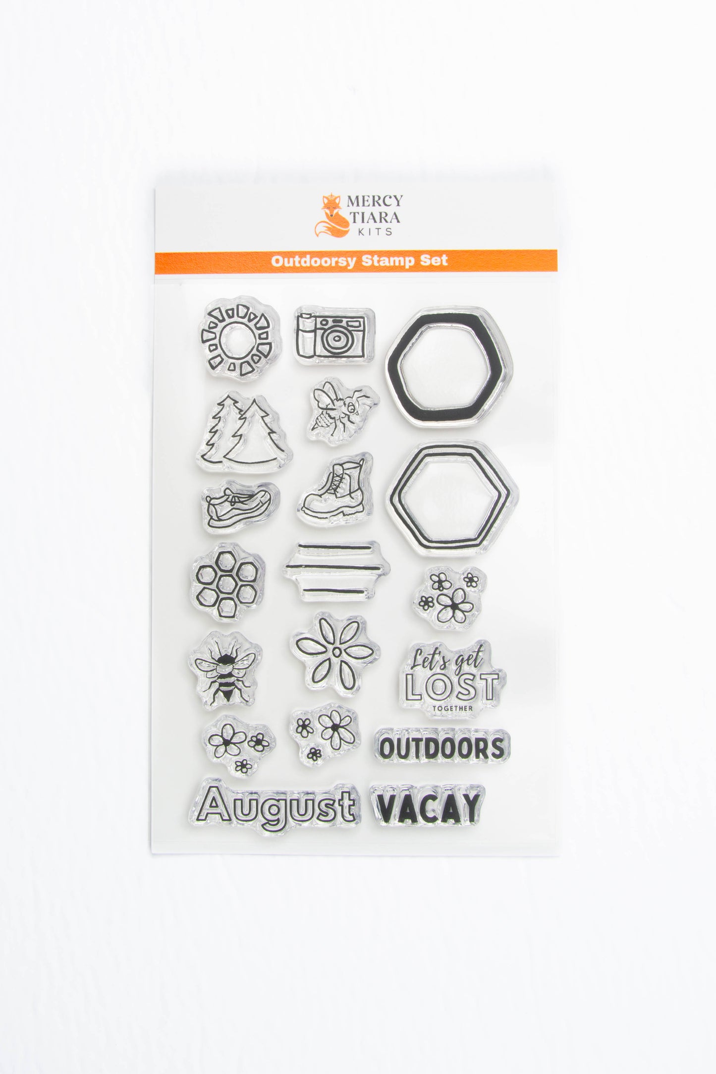 Outdoorsy 4X6 Photopolymer Stamp Set